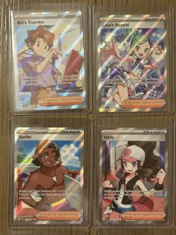 Pokemon TCG Ultra Rare Trainer Lot Full Arts Scarlet and Violet Era NM 12 Cards - Image 2