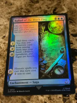 BALLAD OF THE BLACK FLAG Magic MTG Assassin's Creed Foil - Image 1