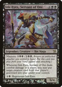 Ink-Eyes, Servant of Oni [Betrayers of Kamigawa Promos] Foil Near Mint - Image 1