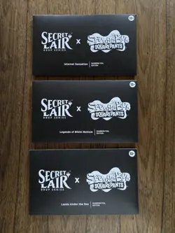 MTG SpongeBob SquarePants Bundle Foil Edition Full Set Secret Lair Sealed 3 Pack - Image 2