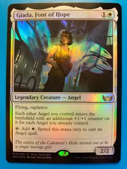 MTG 1x FOIL Giada, Font of Hope 14 Streets of New Capenna Magic Gathering x1 NM - Image 1