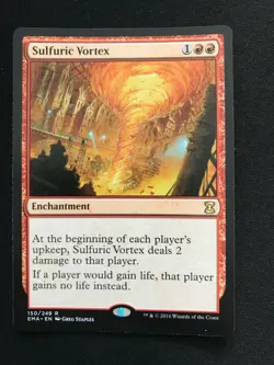 1x Sulfuric Vortex - Eternal Masters EMA Rare MTG NM - Image 1
