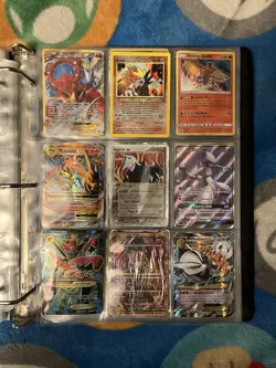 Binder Collection Lot of 24 Pokemon TCG Mixed EX Holo Full Art . LP-MP-HP - Image 1