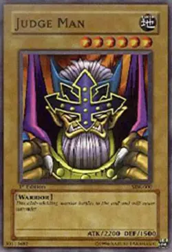 1x (LP) Judge Man - SDK-007 - Common - Unlimited Edition YuGiOh - Image 1