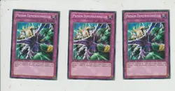 Lot de 3 Cartes Yu-Gi-Oh! Prison Dimensionnelle SDCR-FR033 FRENCH EX-NM - Image 1