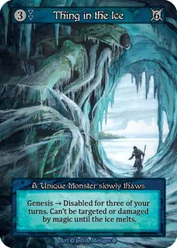 Sorcery: Contested Realm Thing in the Ice Unique Regular NM (GT) - Image 1
