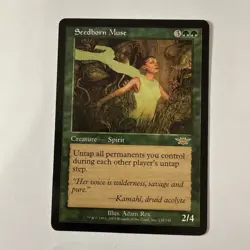 Magic the Gathering MTG Seedborn Muse - Legions - DMG - Creased But Playable - Image 1