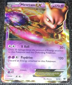 Mewtwo EX 54/99 2012 Next Destinies Ultra Rare Pokemon TCG Near Mint - Image 1