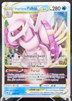 Origin Forme Palkia VSTAR Pokemon Astral Radiance 040/189 Ultra Rare Holo - Image 1