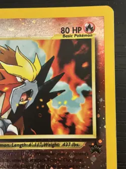 Pokemon TCG Entei Wizards Black Star Promos 34 Holo Promo Promo - Image 5