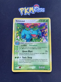 Pokemon TCG Venusaur Crystal Guardians 28/100 Deck Exclusives Holo Rare MP. - Image 1