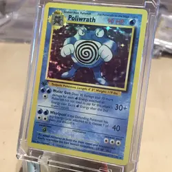 Pokemon Custom 1st Edition FANART 1999 poliwrath poliwhirl poliwag Base x3 - Image 2