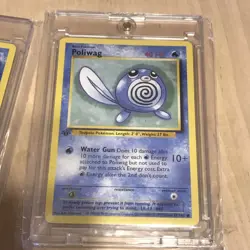 Pokemon Custom 1st Edition FANART 1999 poliwrath poliwhirl poliwag Base x3 - Image 5