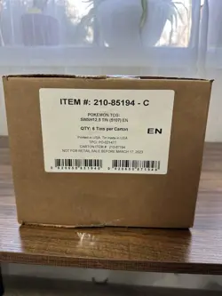 Pokemon TCG SWSH12.5 Crown Zenith Galarian Bird Tins Sealed Case Of 6 Tins - Image 1