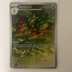 Pokemon TCG Sawsbuck 092/086 White Flare Illustration Card NM Condition - Image 1