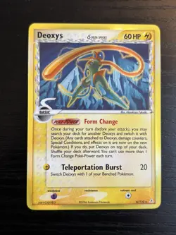 2006 Pokemon TCG Deoxys (Speed) Delta Species 6/110 EX Holon Phantoms Holo NM - Image 1