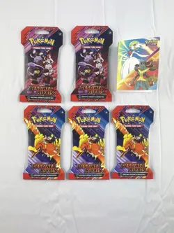 Lot Of 5 Pokemon TCG Scarlet & Violet Destined Rivals BRAND NEW Booster Packs - Image 1