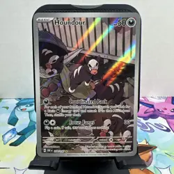 Houndour 204/197 Obsidian Flames Illustration Rare Pokemon Scarlet Violet - Image 1