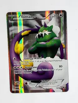 Tornadus Full Art Holo LP Emerging Powers 98/98 Ultra Rare Pokemon Card 2011 - Image 1