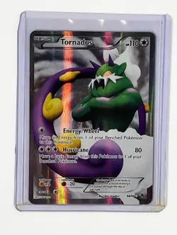 Tornadus Full Art Holo LP Emerging Powers 98/98 Ultra Rare Pokemon Card 2011 - Image 3