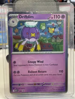 Pokemon TCG card Drifblim 006 Mega Evolution Cosmos Black Star Promo Near Mint - Image 1