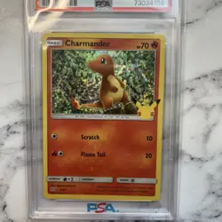 PSA 9 Mint 2021 Pokemon McDonald’s Collection 9/25 Charmander Holo - Image 2