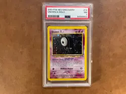 Unown A 14/75 Neo Discovery Holo Pokemon Card - PSA 7 - Near Mint - Image 1