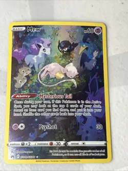 Pokemon TCG Mew Crown Zenith Galarian Gallery GG10/GG70 Holo Holo Rare NM/M - Image 2
