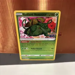 Radiant Venusaur 004/078 Pokemon GO Holo (NM) - Image 2