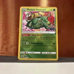 Radiant Venusaur 004/078 Pokemon GO Holo (NM) - Image 3