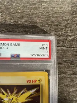 Zapdos - 1999 - 16/102 - PSA 9 - Pokemon Game - Holo - Image 3