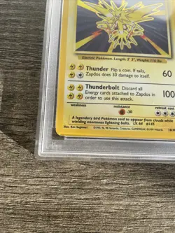 Zapdos - 1999 - 16/102 - PSA 9 - Pokemon Game - Holo - Image 5
