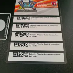 x5 Codici Detective Pikachu Bustina Pokemon TCG Live Online Booster Code Lot - Image 3