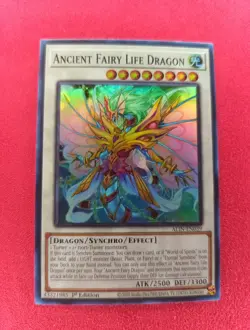 Yu-Gi-Oh! Ancient Fairy Life Dragon Super Rare ALIN-EN039 Alliance NM/MINT - Image 1