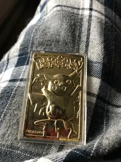 pokemon 24k gold cards pikachu - Image 1