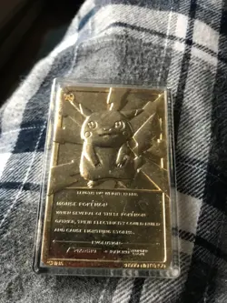 pokemon 24k gold cards pikachu - Image 2