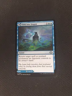 MTG Sink Into Stupor Card Modern Horizons 3, Card 0241 - Image 1
