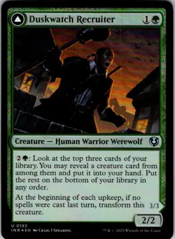 Magic | INR | Duskwatch Recruiter | 193 | Foil | NM - Image 1