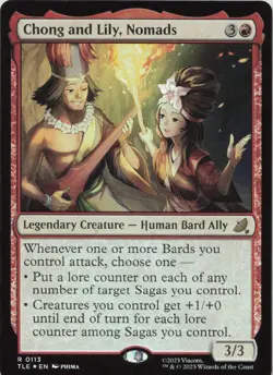 Chong and Lily, Nomads - FOIL - R Avatar: The Last Airbender: Eternal-Legal 113 - Image 1