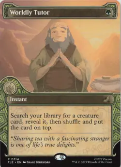 Worldly Tutor (Showcase) P Avatar: The Last Airbender: Eternal-Legal 314 NM MTG - Image 1