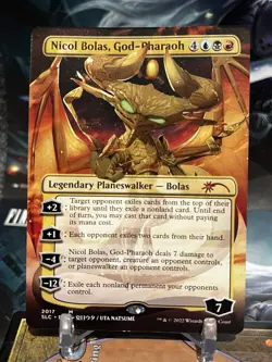 MTG | Nicol Bolas, God Pharaoh [Secret Lair 30th] Non Foil Damaged - Image 1