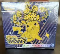 Pokemon TCG Surging Sparks Scarlet & Violet Elite Trainer Box ETB NEW SEALED - Image 1