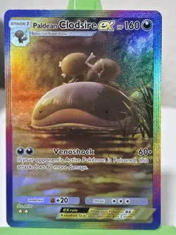 Clodsire Ex Pokemon Pocket TCG 'CUSTOM' Full Art Shiny Textured Fan Made - Image 1