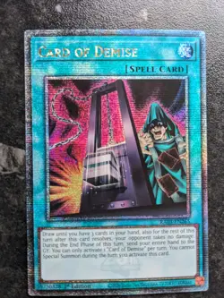 Card of Demise - RA03-EN265 - Quarter Century Secret Rare - 1st Edition - Yugioh - Image 1