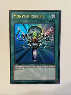 Monster Reborn LCJW-EN060 Yu-Gi-Oh Legendary Collection 4: Joey's World-1st... - Image 1