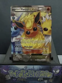 Pokemon Card Flareon EX RC28/RC32 XY Generations Radiant Collection Light Play 1 - Image 1