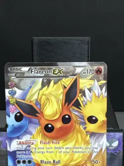 Pokemon Card Flareon EX RC28/RC32 XY Generations Radiant Collection Light Play 1 - Image 2