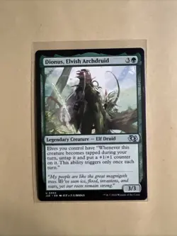 MTG Dionus, Elvish Archdruid J25 0052 U NM Regular Anime Uncommon - Image 1