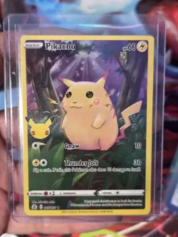 Pokemon TCG Celebrations Pikachu Holo Card 005/025 25th Anniversary - Image 1