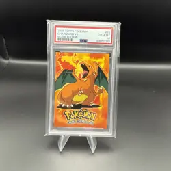 1999 Topps Charizard PSA 10 Pokemon #6 Movie Edition #E6 Gem Mint - Image 1